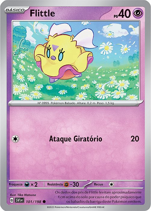 Flittle (101/198) REV FOIL  - Carta Avulsa Pokemon