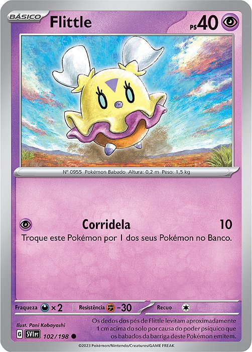 Flittle (102/198) - Carta Avulsa Pokemon