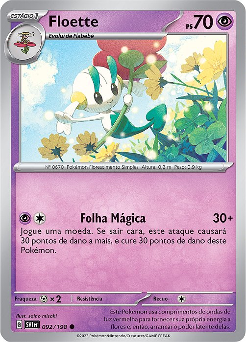 Floette (092/198) REV FOIL - Carta Avulsa Pokemon