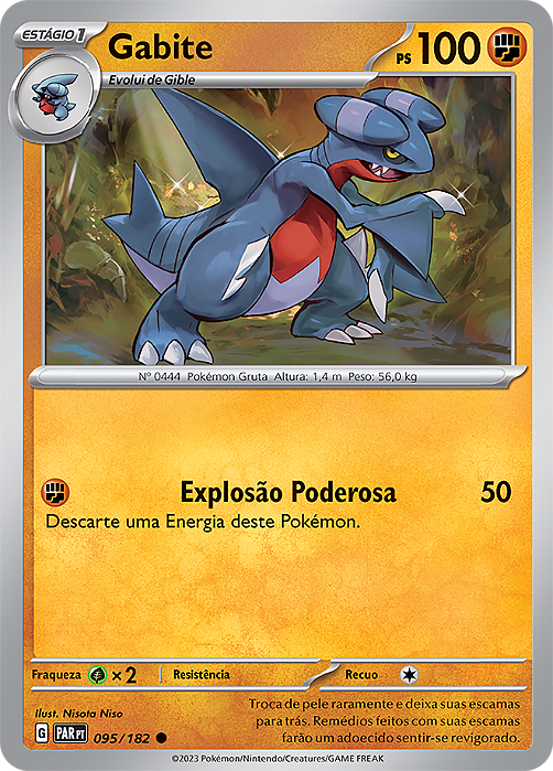 Gabite (095/182) - Carta Avulsa Pokemon
