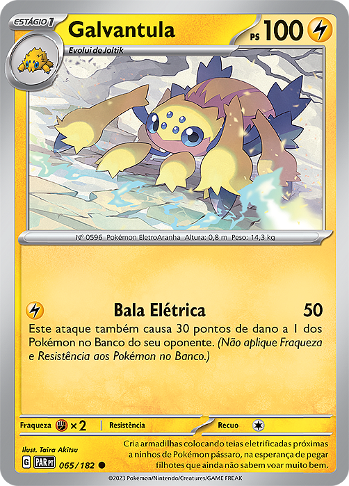 Galvantula (065/182) - Carta Avulsa Pokemon