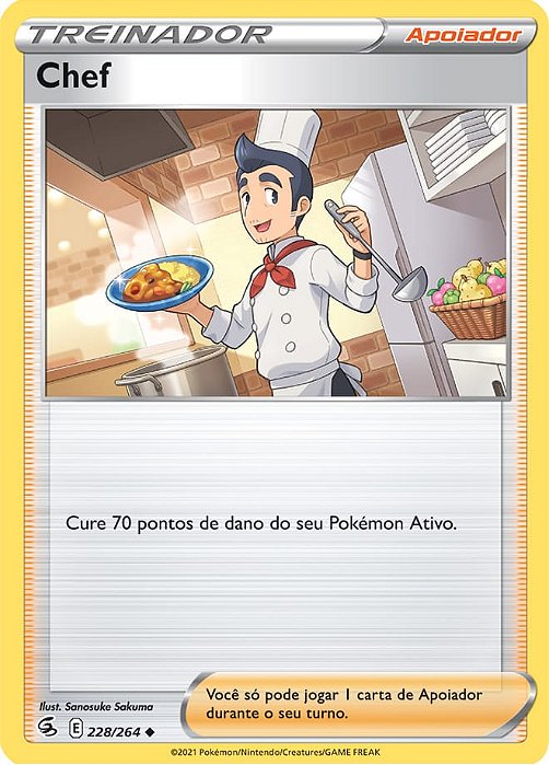 Chef Cook (228/264) - Carta Avulsa Pokemon