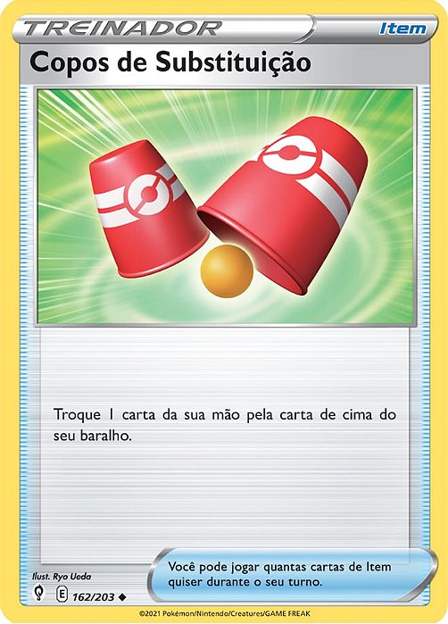 Copos de Substituição / Switching Cups (162/203) REV FOIL - Carta Avulsa Pokemon