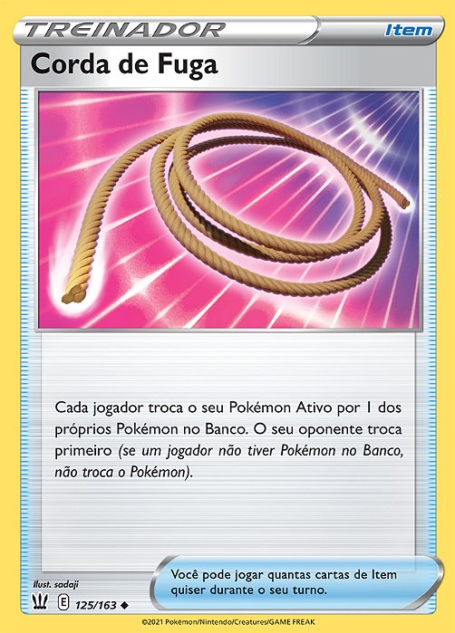 Corda de Fuga / Escape Rope (125/163) REV FOIL - Carta Avulsa Pokemon