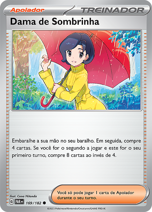 Dama de Sombrinha / Parasol Lady (169/182) - Carta Avulsa Pokemon