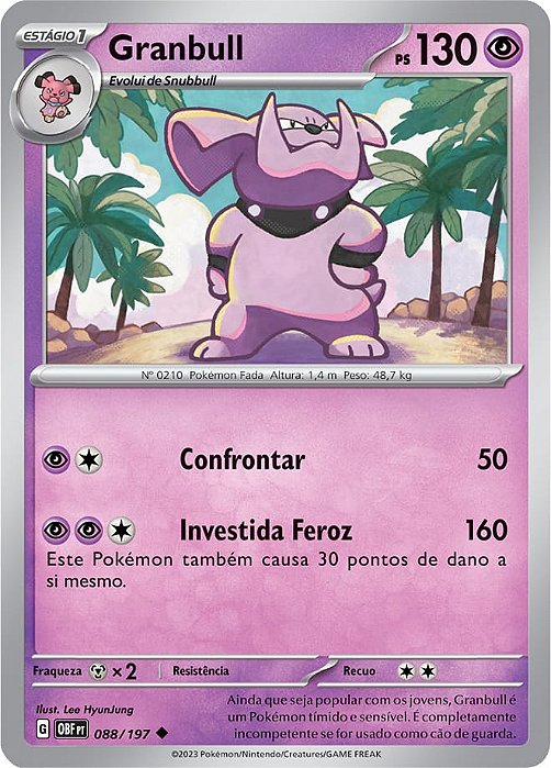 Granbull (088/197) - Carta Avulsa Pokemon