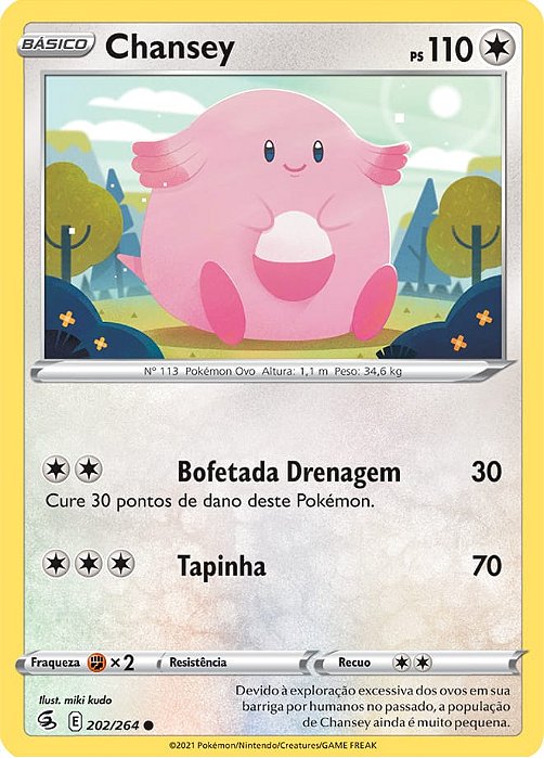 Chansey (202/264) - Carta Avulsa Pokemon