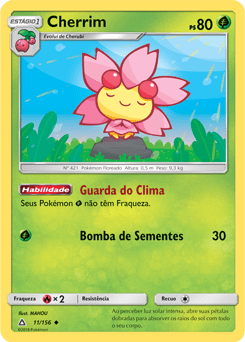 Cherrim (11/156) - Carta Avulsa Pokemon