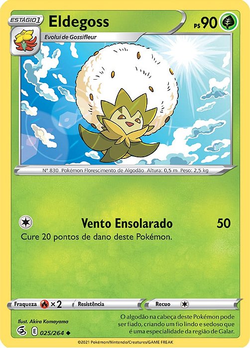 Eldegoss (25/264) - Carta Avulsa Pokemon