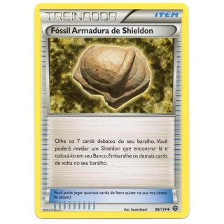 Fóssil Armadura de Shieldon / Armor Fossil Shieldon (98/114) - Carta Avulsa Pokemon