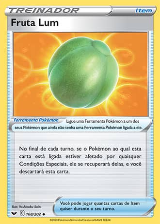 Fruta Lum / Lum Berry (168/202) - Carta Avulsa Pokemon