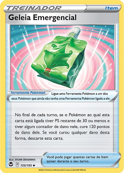 Geleia Emergencial / Emergency Jelly (155/195) - Carta Avulsa Pokemon
