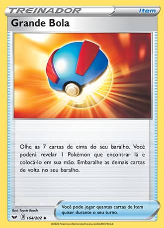 Grande Bola / Great Ball (164/202) - Carta Avulsa Pokemon