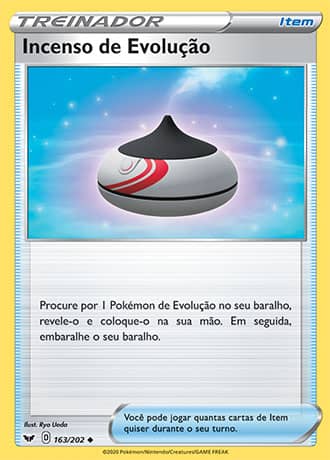 Incenso de Evolução / Evolution Incense (163/202) - Carta Avulsa Pokemon