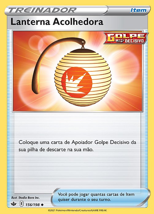 Lanterna Acolhedora / Welcoming Lantern (156/198) - Carta Avulsa Pokemon