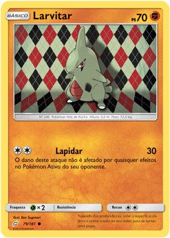 Larvitar (79/181) - Carta Avulsa Pokemon