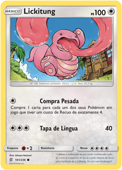 Lickitung (161/236) - Carta Avulsa Pokemon