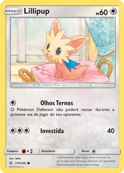 Lillipup (174/236) REV FOIL - Carta Avulsa Pokemon