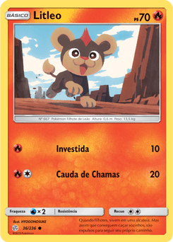 Litleo (36/236) - Carta Avulsa Pokemon