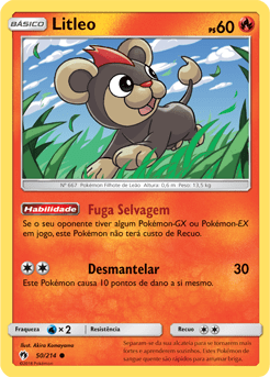 Litleo (50/214) - Carta Avulsa Pokemon