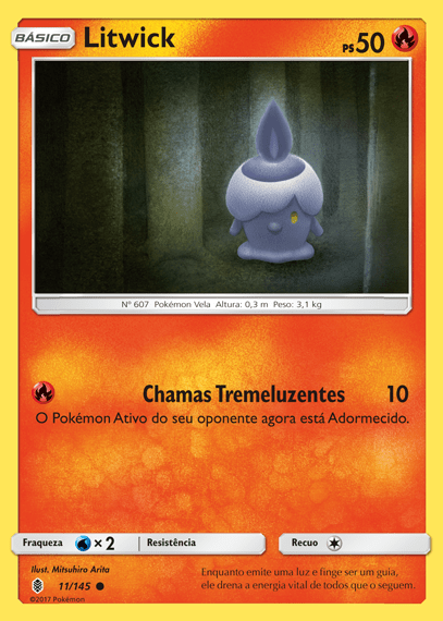Litwick (11/145) - Carta Avulsa Pokemon