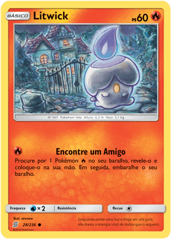 Litwick (28/236) - Carta Avulsa Pokemon