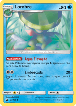 Lombre (37/168) - Carta Avulsa Pokemon
