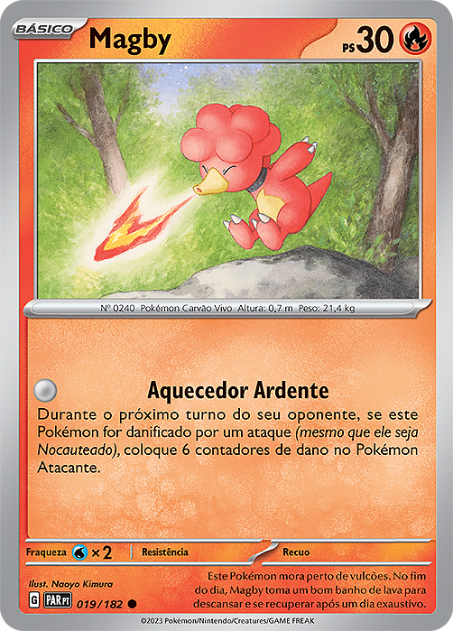 Magby (019/182) - Carta Avulsa Pokemon