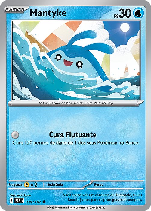 Mantyke (039/182) - Carta Avulsa Pokemon