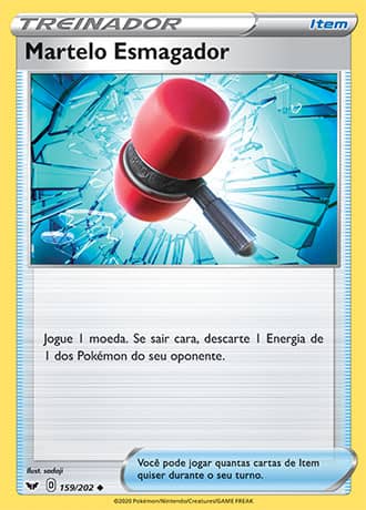 Martelo Esmagador / Crushing Hammer (159/202) - Carta Avulsa Pokemon