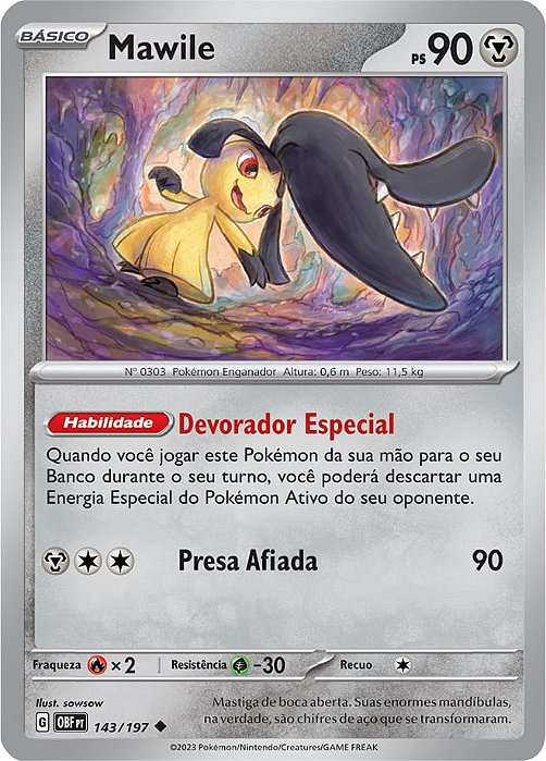 Mawile (143/197) - Carta Avulsa Pokemon