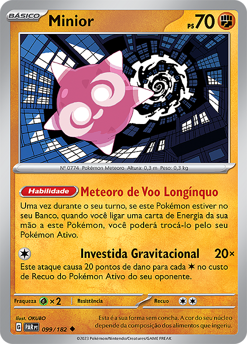 Minior (099/182) - Carta Avulsa Pokemon