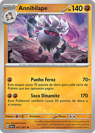Annihilape (047/091) FOIL - Carta Avulsa Pokemon