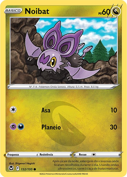 Noibat (132/195) - Carta Avulsa Pokemon