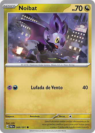 Noibat (068/091) - Carta Avulsa Pokemon