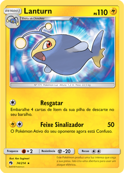 Lanturn (74/214) - Carta Avulsa Pokemon