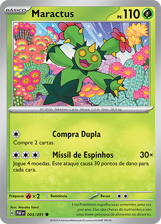 Maractus (003/091) - Carta Avulsa Pokemon