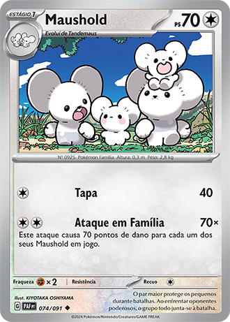 Maushold (074/091) - Carta Avulsa Pokemon
