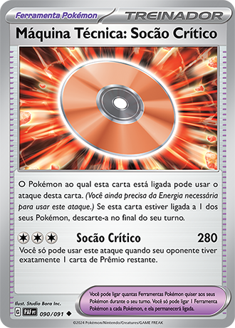 Máquina Técnica: Socão Crítico / Technical Machine: Crisis Punch (090/091) - Carta Avulsa Pokemon