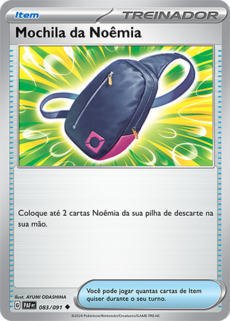 Mochila da Noêmia / Nemona's Backpack (083/091) - Carta Avulsa Pokemon