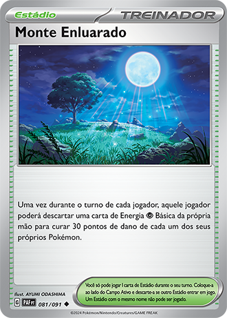 Monte Enluarado / Moonlit Hill (081/091)- Carta Avulsa Pokemon