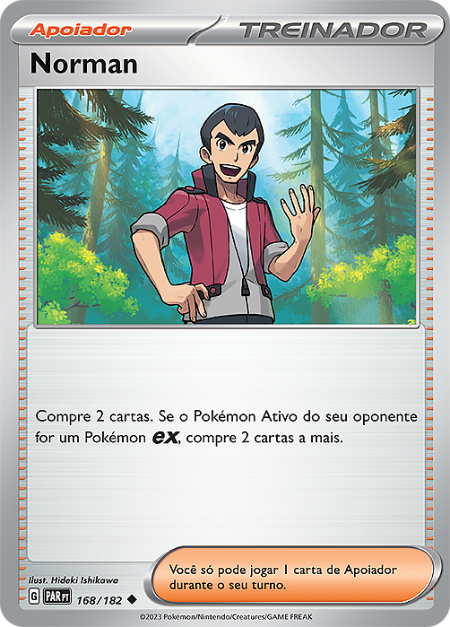 Norman (168/182) - Carta Avulsa Pokemon