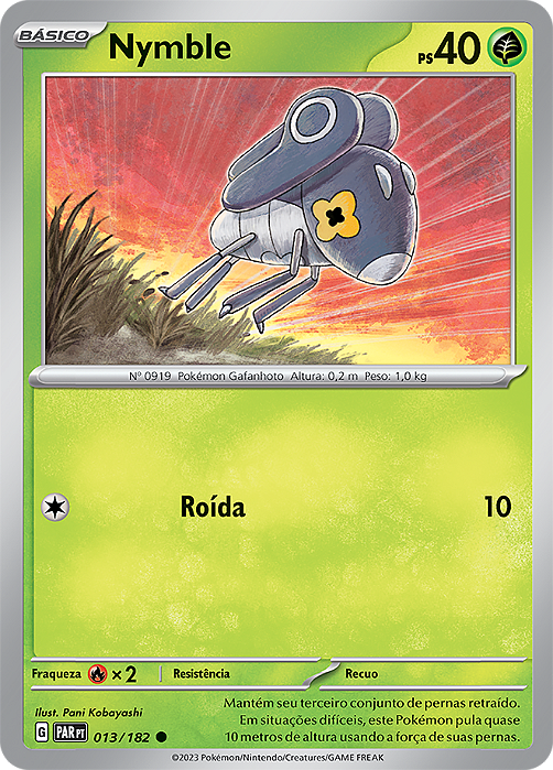 Nymble (013/182) - Carta Avulsa Pokemon
