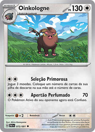 Oinkologne (072/091) - Carta Avulsa Pokemon