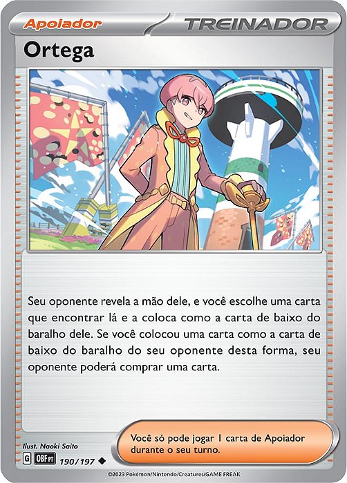 Ortega (190/197) - Carta Avulsa Pokemon