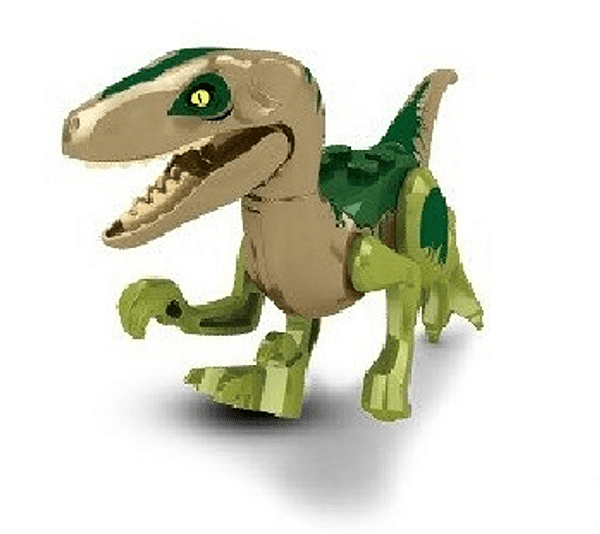Velociraptor Delta Dinossauro - Minifigura de Montar FS