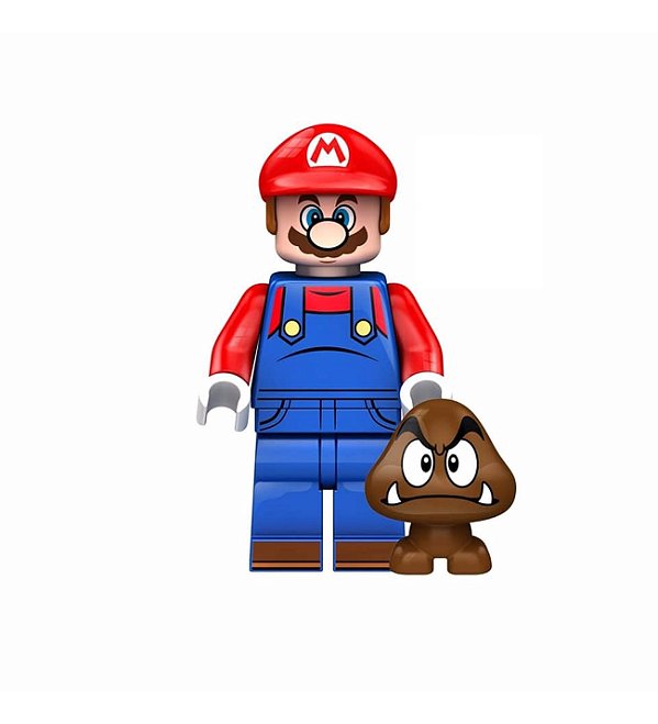 Mario e Goomba (Mario Bros) - Minifigura de Montar CN