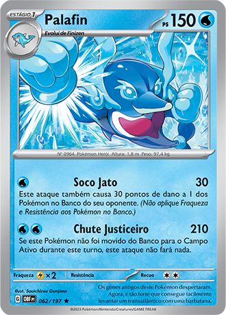 Palafin (062/197) FOIL - Carta Avulsa Pokemon