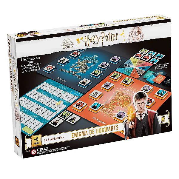 Jogo de Tabuleiro Enigma de Hogwarts - Harry Potter