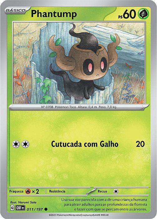 Phantump (011/197) - Carta Avulsa Pokemon